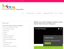 Tablet Screenshot of hullsportsmassage.com